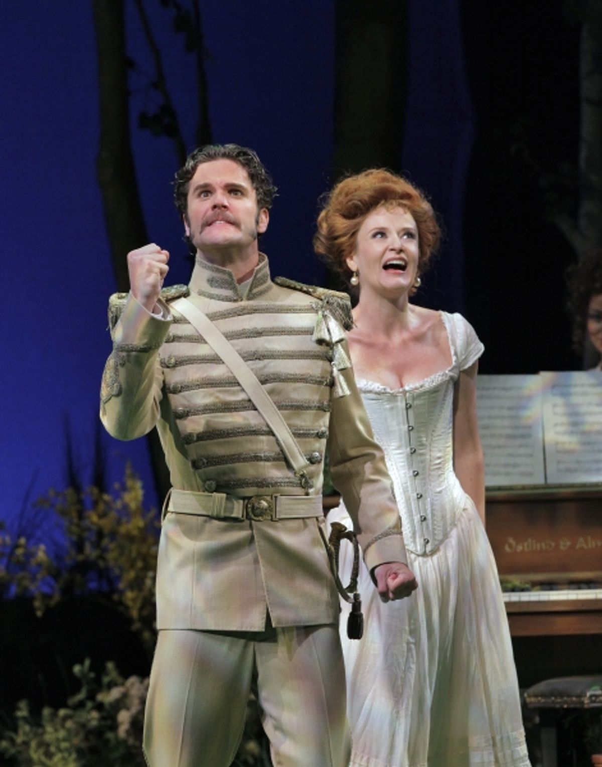 Lee Gregory as Count Carl-Magnus Malcolm and Erin Holland as Countess Charlotte Malcolm at 